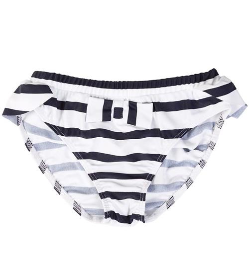 Petit Crabe Bikinitrusser - Zoe - Hvid/Navystribet