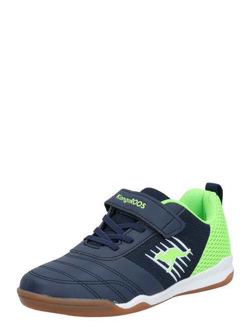 KangaROOS Sportssko 'Super Court EV'  navy / lime / hvid