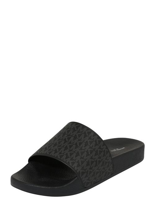 Michael Kors Pantoletter 'JAKE'  mørkegrå / sort