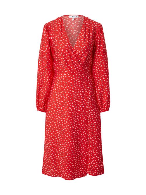 EDITED Kjole 'Alene'  rød / hvid