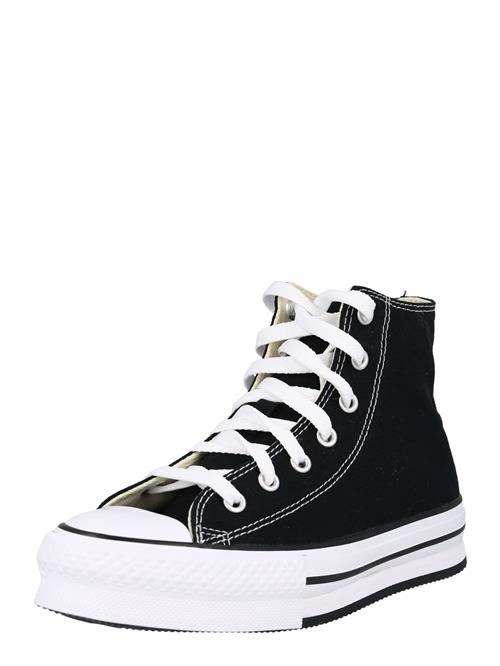 CONVERSE Sneakers 'CHUCK TAYLOR ALL STAR EVA LIFT CANVAS PLATFORM'  sort / hvid
