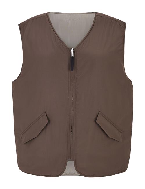 Esmé Studios Vest 'Kinsley'  kit / brun