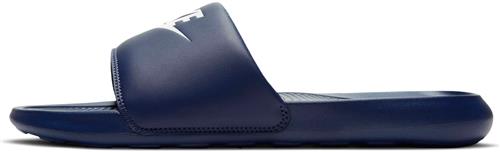 Nike Sportswear Pantoletter 'Victori One'  mørkeblå / hvid