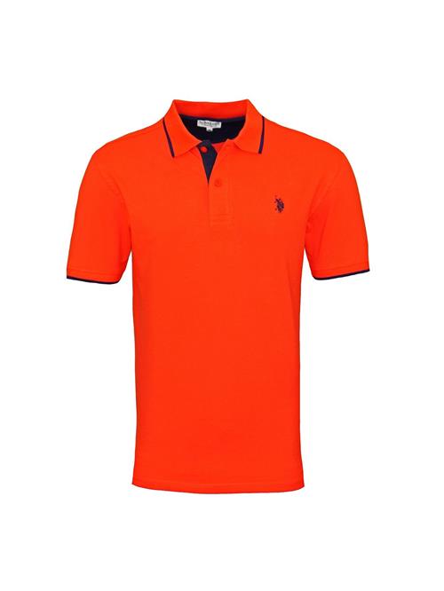 U.S. POLO ASSN. Bluser & t-shirts  neonorange / sort