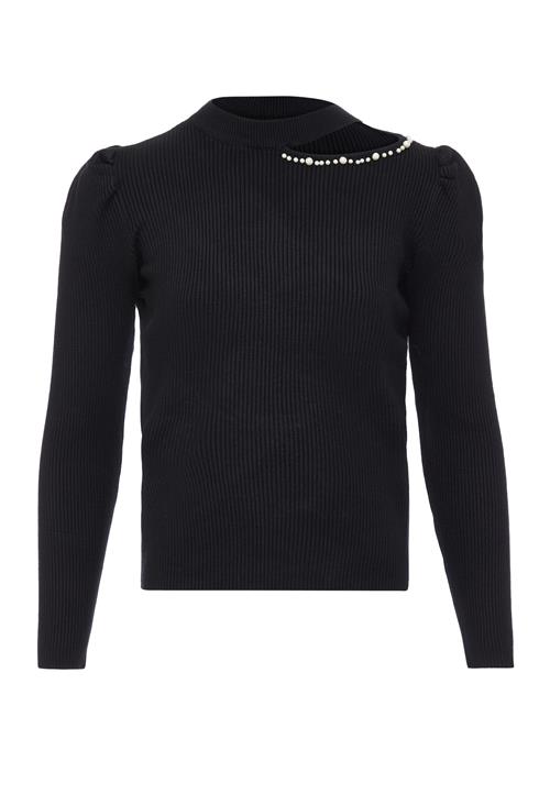 leo selection Pullover  sort / perlehvid