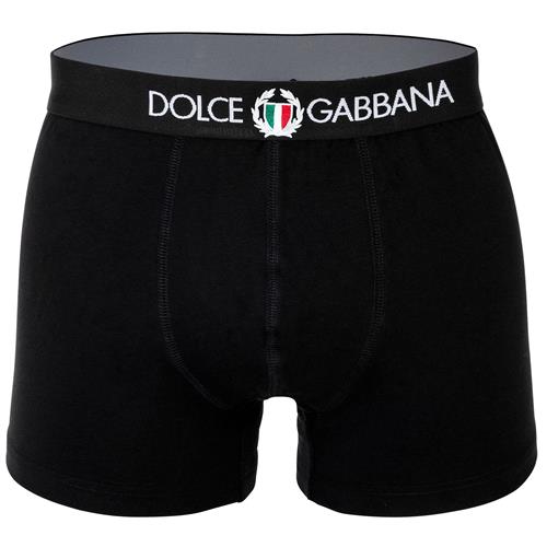 DOLCE & GABBANA Boksershorts  sort / hvid