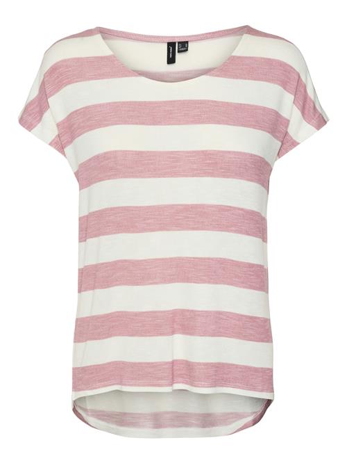 VERO MODA Shirts  lyserød / hvid