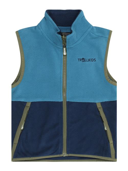 TROLLKIDS Vest 'Kjerag'  navy / himmelblå / oliven