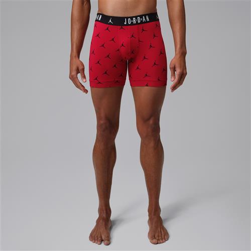 Jordan Flight Essentials-boksershorts i bomuld til mænd (pakke med 3 stk.) - rød