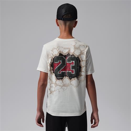 Jordan Breakthrough-T-shirt i jersey til større børn - hvid