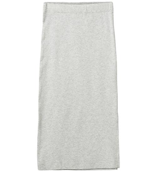 Sofie Schnoor Nederdel - Rib - DizaSY - Gråmeleret