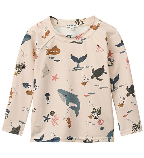 Liewood Badebluse - UV40+ - Noah - Sea Creature/Sandy