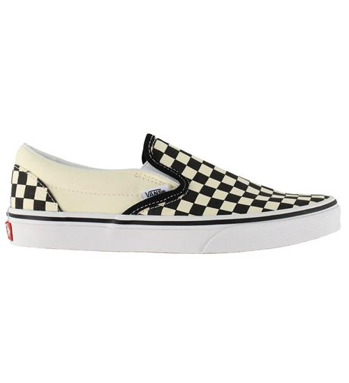 Vans Sko -Classic Slip-On - Geo Check Sort/Hvid
