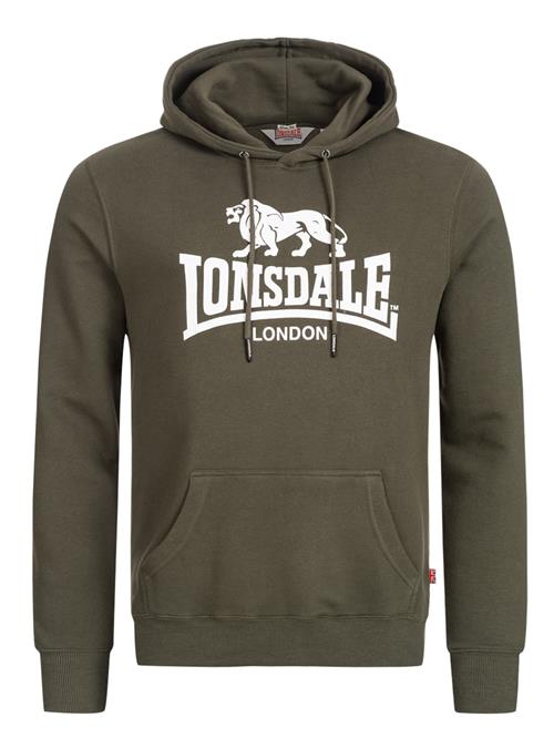 LONSDALE Sweatshirt 'Fremington'  grøn / hvid