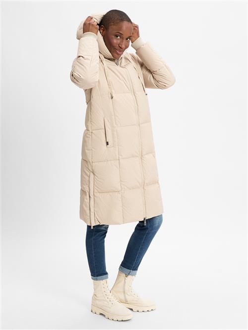 MOS MOSH Vinterfrakke  lysebeige