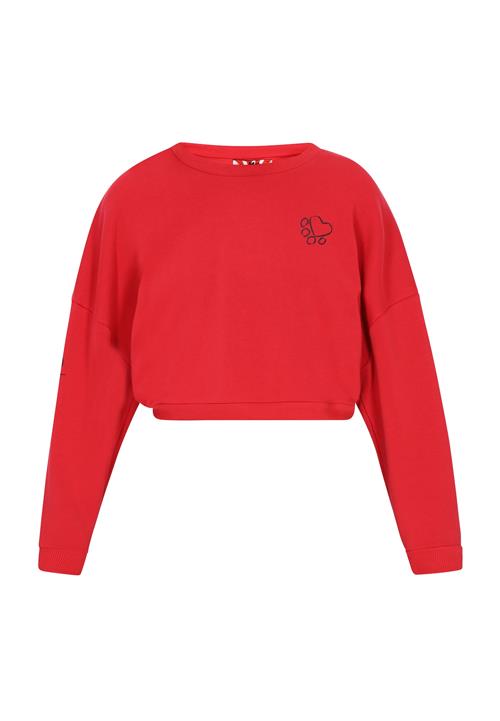 myMo ROCKS Sweatshirt  rød / sort