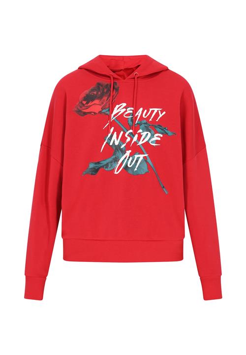 myMo ROCKS Sweatshirt  petroleum / rød / sort / hvid