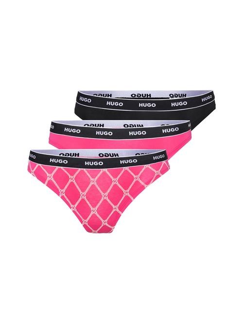 HUGO String  pink / sort / hvid