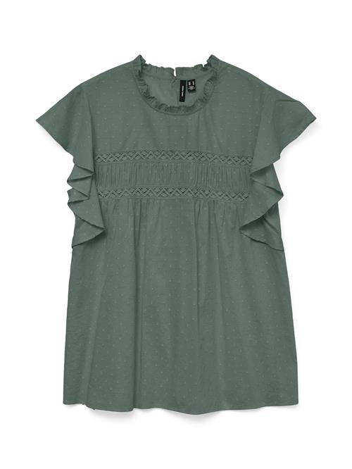 VERO MODA Bluse 'VMTRINE'  mørkegrøn
