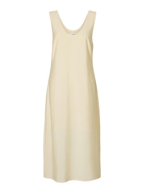 SELECTED Kjole 'SLFCALA'  creme