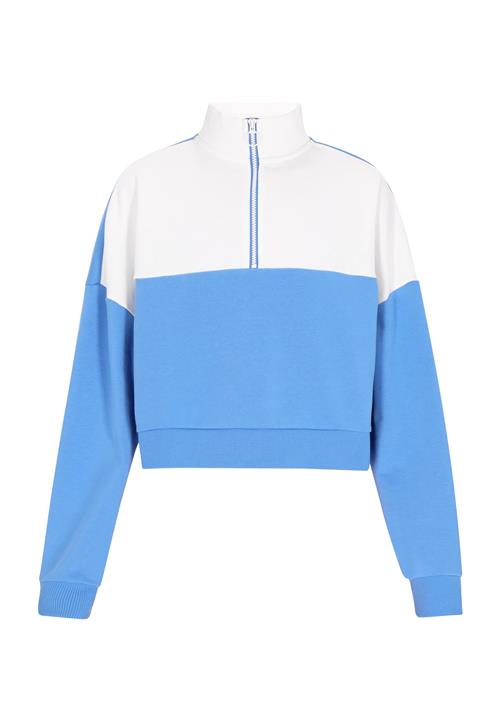 myMo ATHLSR Sweatshirt 'Comfy'  royalblå / hvid