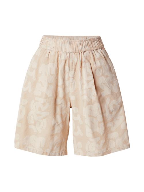 ELEMENT Bukser med lægfolder  beige / lysebeige