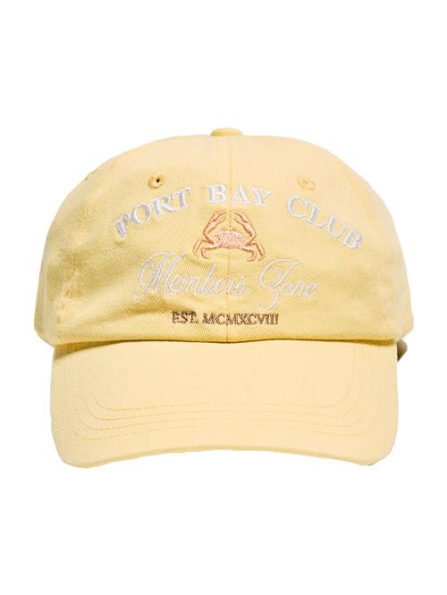 Bershka Hætte  brun / gul / orange / hvid