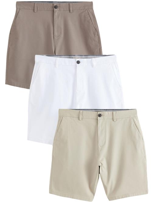 Next Lærredsbukser  ecru / mudderfarvet / hvid