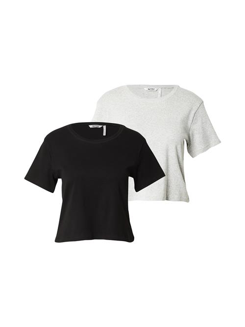 Monki Shirts  grå-meleret / sort