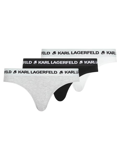 Karl Lagerfeld Slip  grå-meleret / sort / hvid