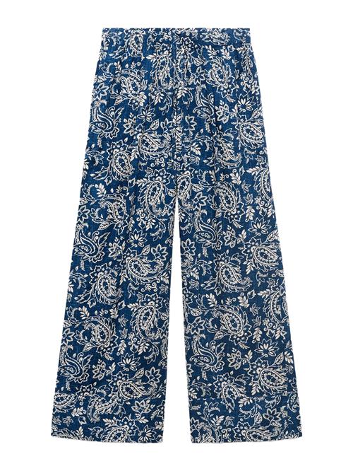 MANGO Bukser 'NEMO'  blå / hvid