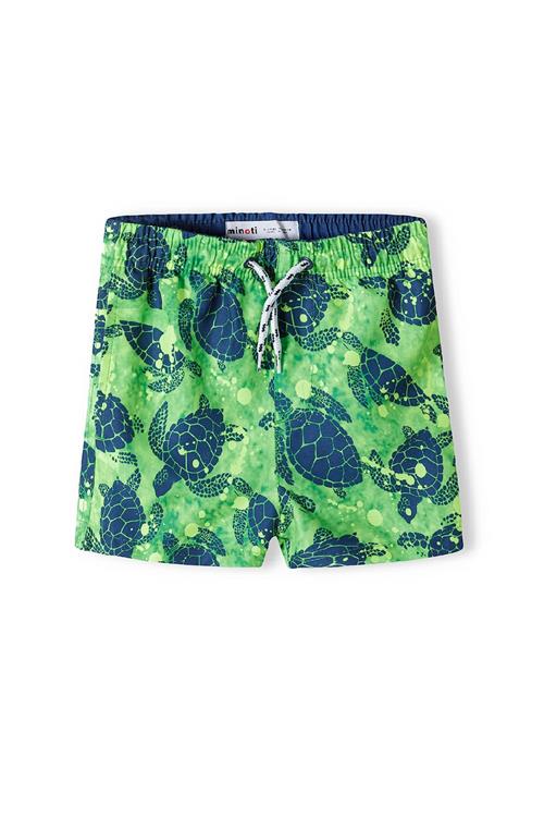 MINOTI Badeshorts  navy / lysegrøn