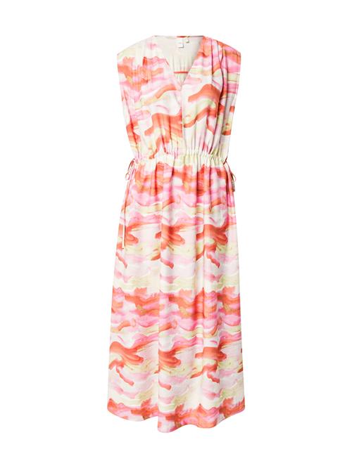 YAS Kjole 'YASAROLA'  lysegrøn / lys pink / rød / hvid