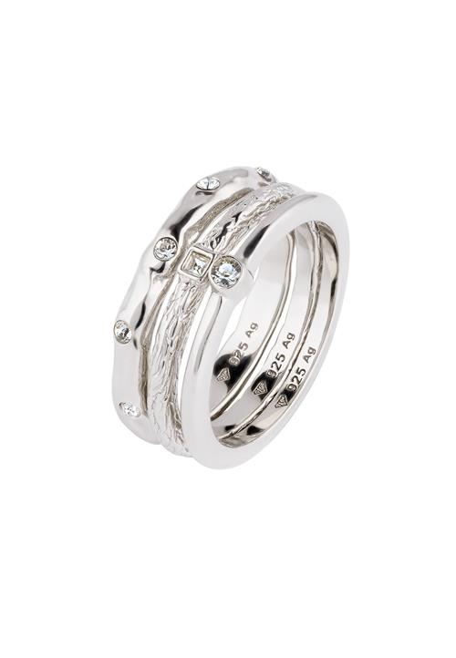 ELLI Ring  sølv / transparent