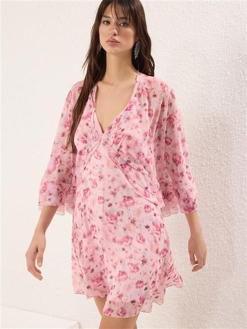 Trendyol Kjole  orange / lyserød / mørk pink / sort