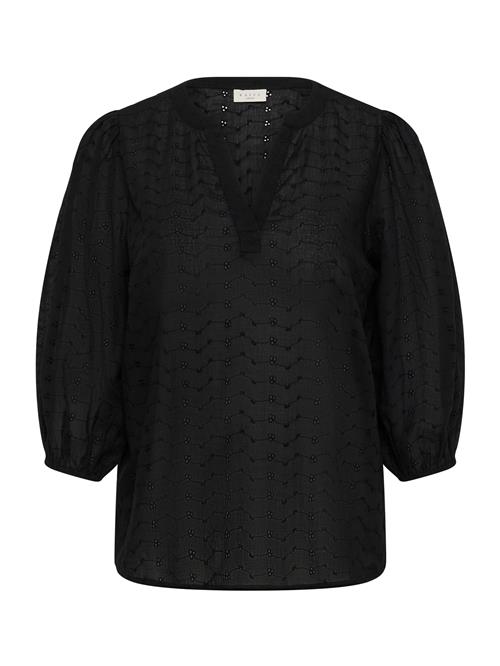 KAFFE CURVE Bluse 'Maia'  sort