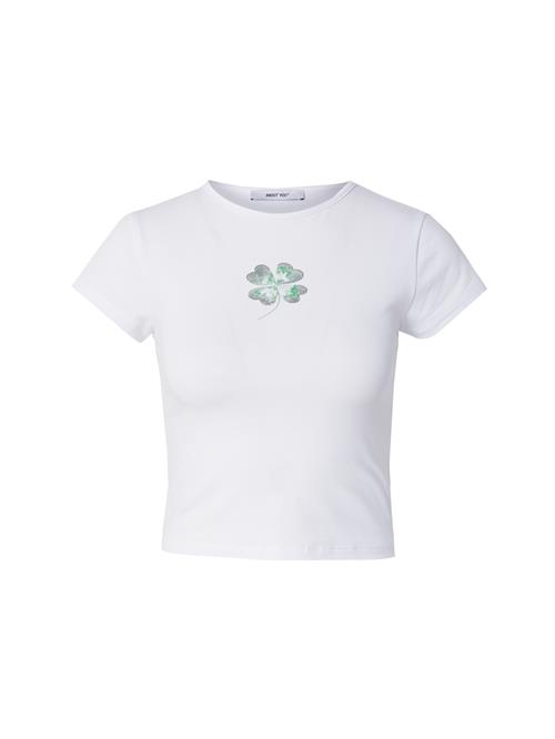 ABOUT YOU Shirts  lime / hvid