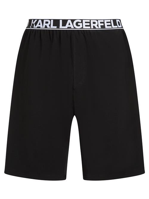 Karl Lagerfeld Pyjamasbukser  sort / hvid