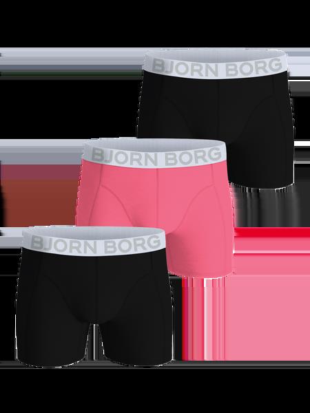 Björn Borg Organic Cotton Stretch Boxers 3-pack Sort, M