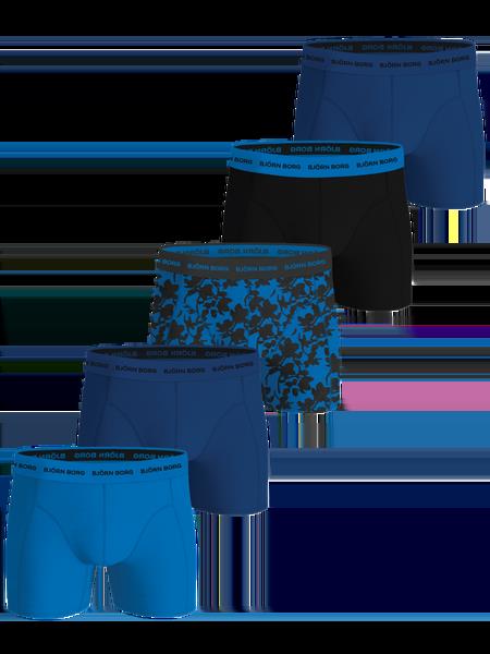Björn Borg Cotton Stretch Boxers 5-pack Sort, L