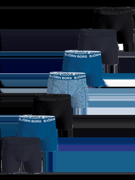 Björn Borg Cotton Stretch Boxers 7-pack Sort, XL