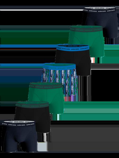 Björn Borg Cotton Stretch Boxers 7-pack Sort, XL