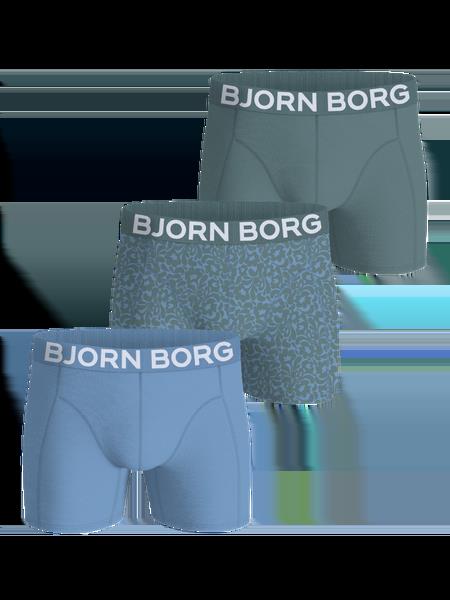 Björn Borg Organic Cotton Stretch Boxers 3-pack Blå, L