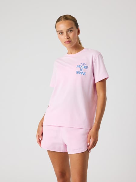 Björn Borg Borg Cotton T-shirt Pink, S