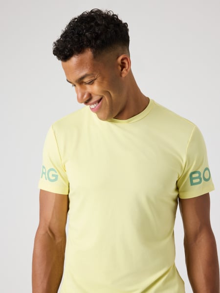 Björn Borg Borg T-shirt Gul, XL