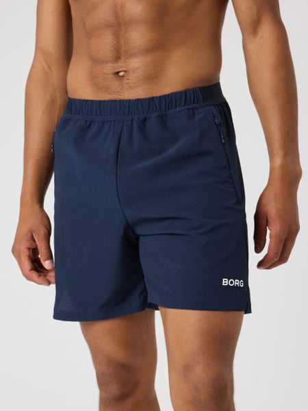 Björn Borg Borg Zip Shorts 7 Inch Marineblå, L