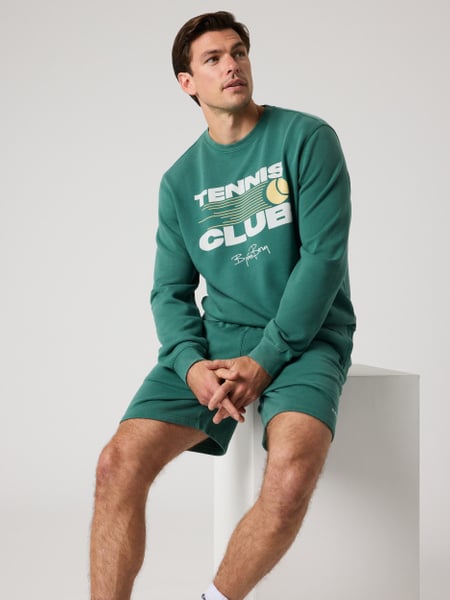 Björn Borg Borg Classic Print Sweatshirt Grøn, S