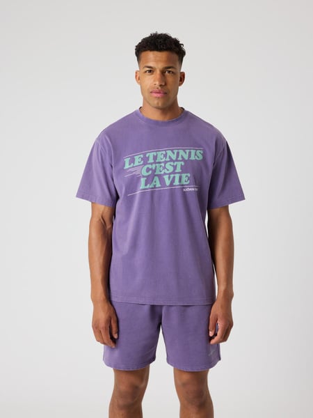 Björn Borg Borg Classic Print T-shirt Lilla, L