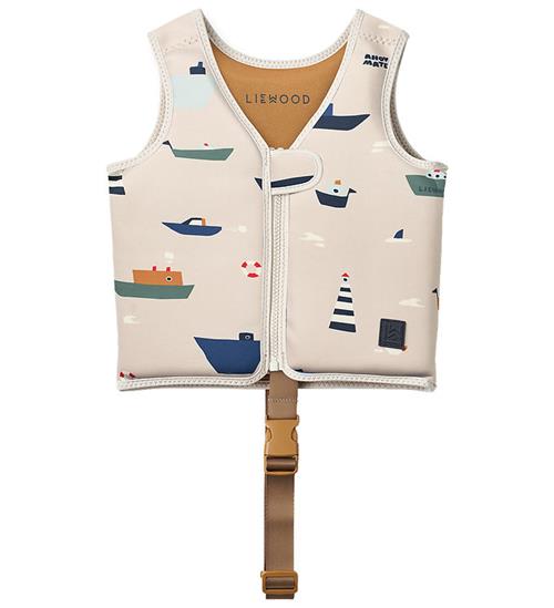 Liewood Svømmevest - 19-30 kg - Dove - Sailing/Sandy