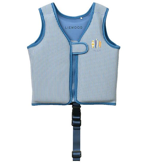 Liewood Svømmevest - 19-30 kg - Dove - Y/D Stripe Riverside/Crem